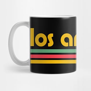 Retro Los Angeles Stripes Mug